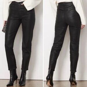 Good American Good Legs Coated Jeans 8 / 29 Skinny Stretch GST001STNA